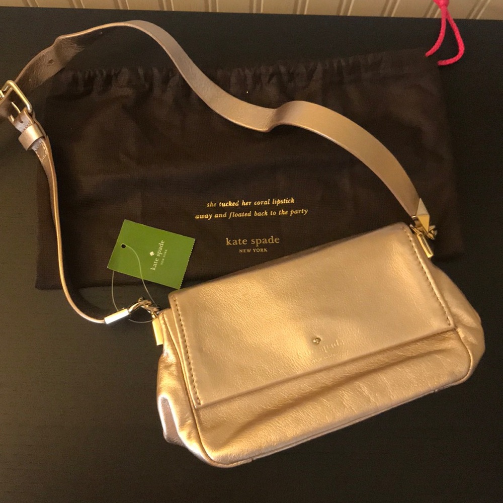 Kate Spade Rose Gold Small Sized Handbag